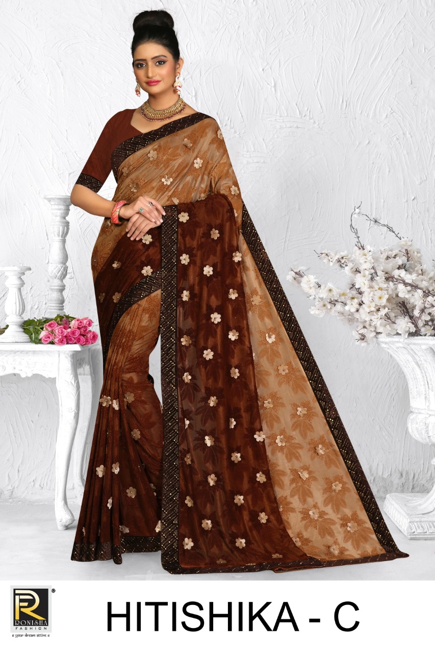 Ranjna Presents  Hitishika Casual Wear Sarees Collection