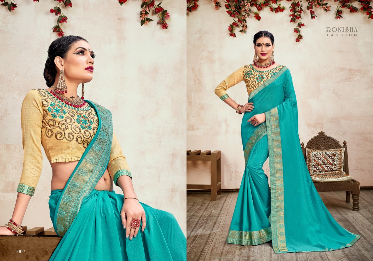Ranjna  Presents Jhumki Festive Wear Sarees Collection