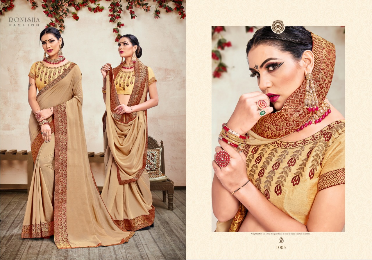 Ranjna  Presents Jhumki Festive Wear Sarees Collection