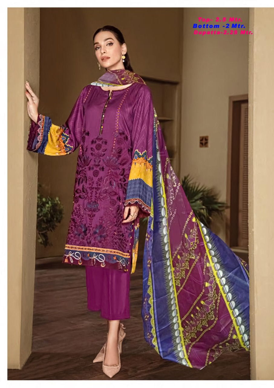 Razia  Sultan Vol 31 Printed Karachi Cotton Dress Materials