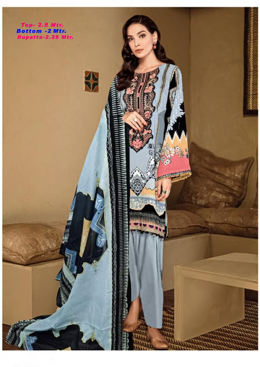 Razia  Sultan Vol 31 Printed Karachi Cotton Dress Materials
