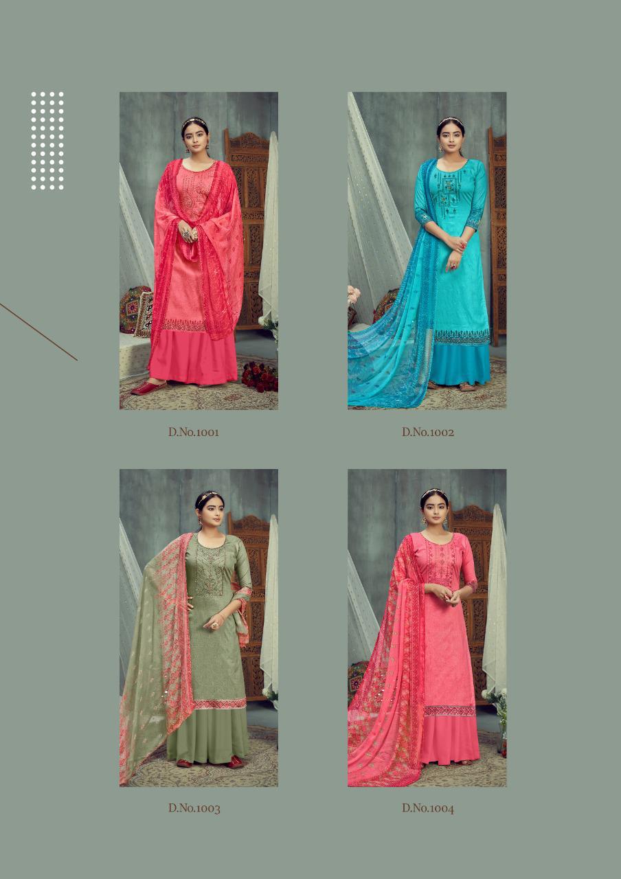 Roli Moli Presents  Sarina  Designer Dress Material