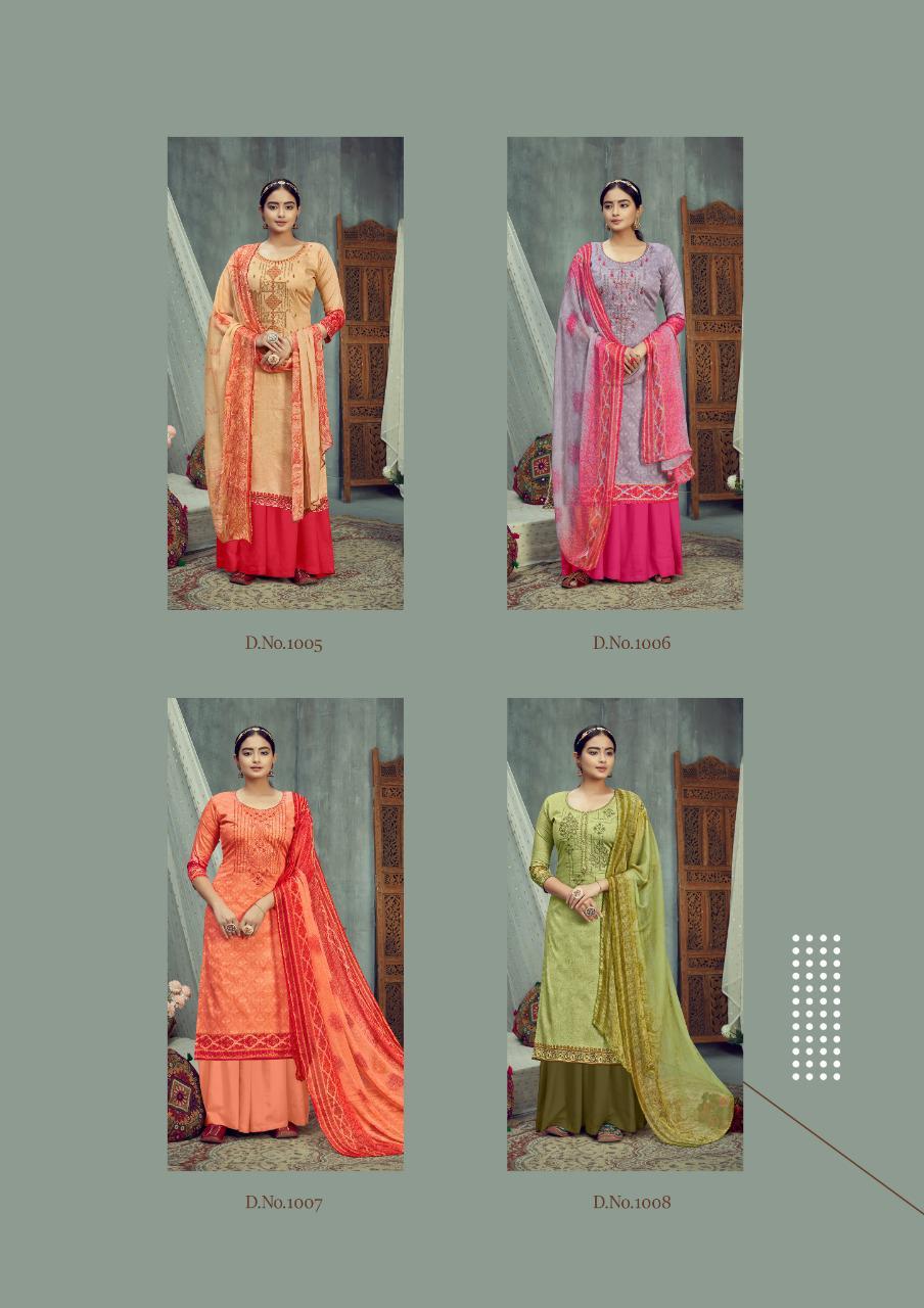 Roli Moli Presents  Sarina  Designer Dress Material