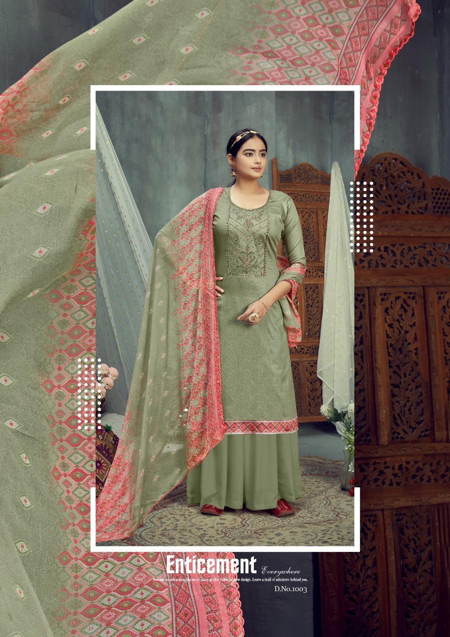 Roli Moli Presents  Sarina  Designer Dress Material