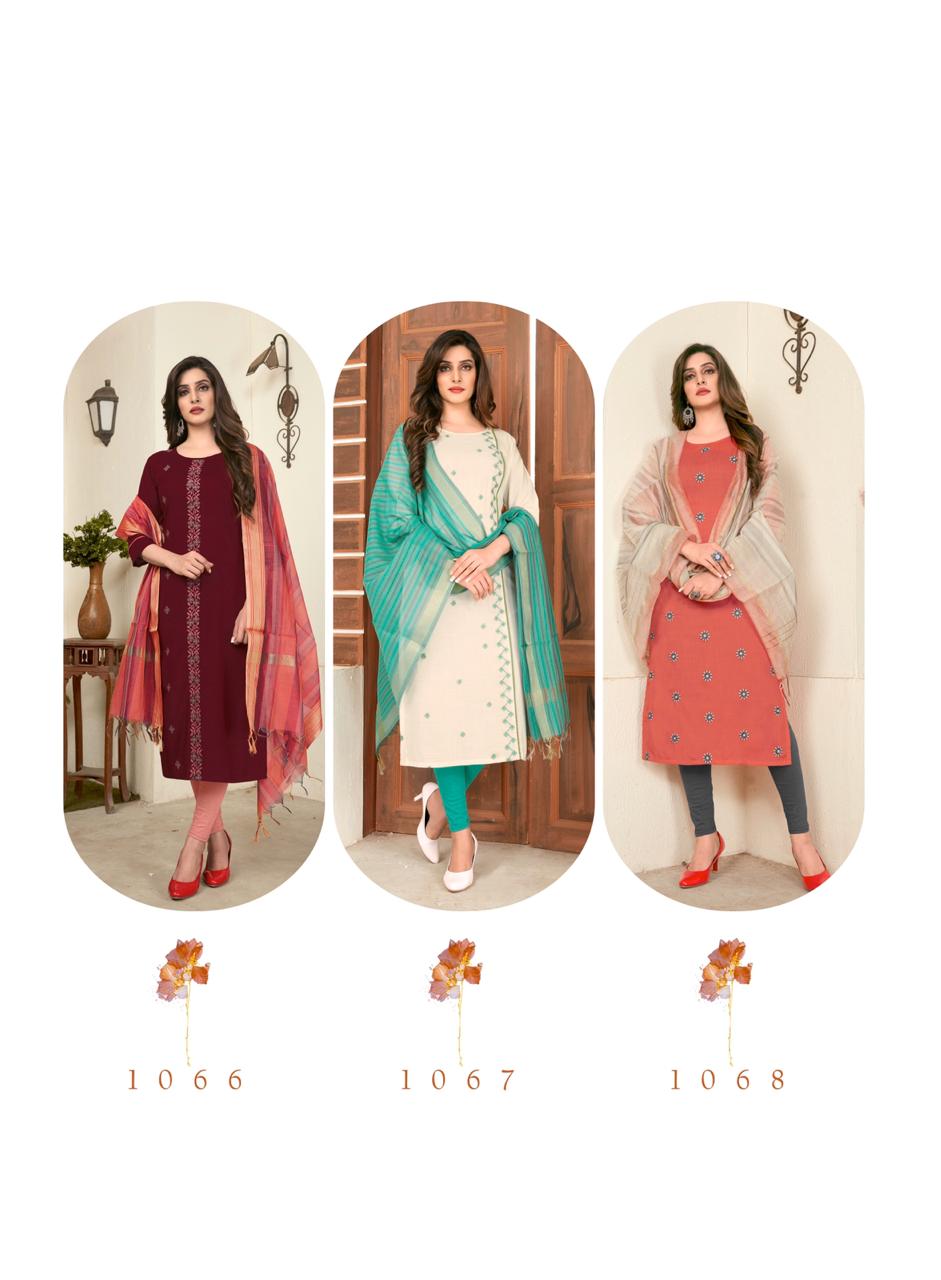 Rt  Presents Nari Vol  11  Kurti With Duaptta Collection
