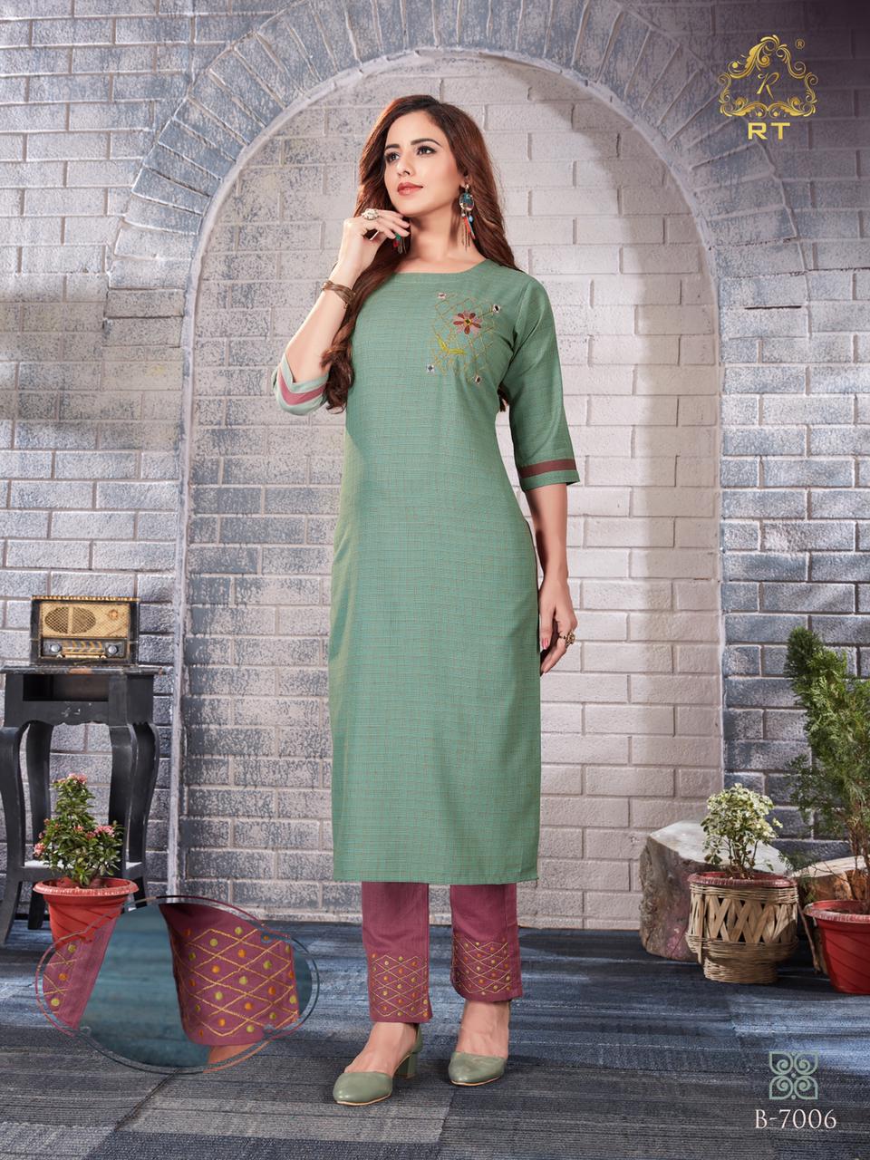 Rt Presents Penthouse  Vol 2 Kurti With Bottom