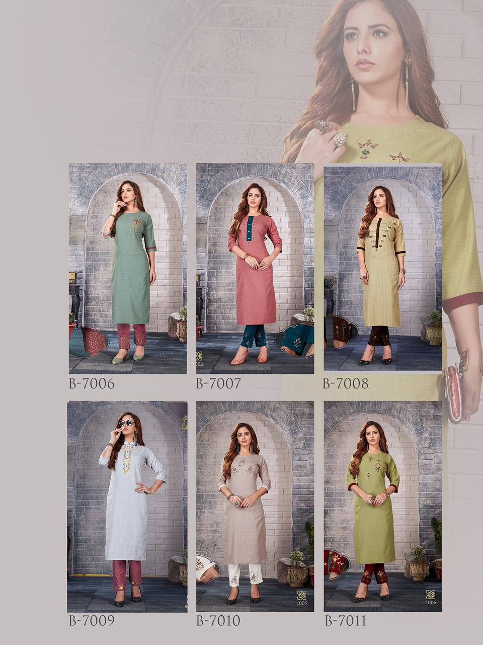 Rt Presents Penthouse  Vol 2 Kurti With Bottom