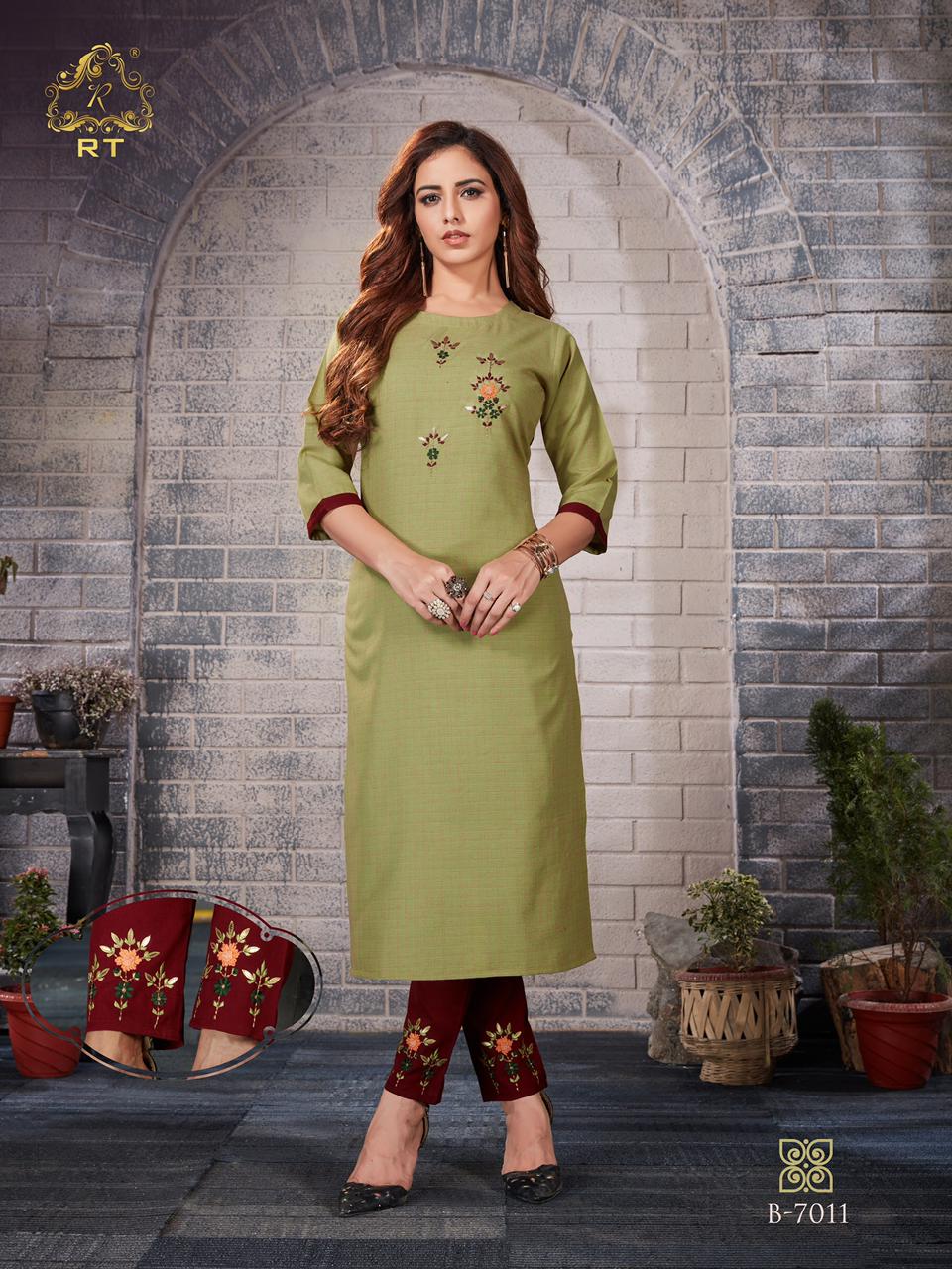 Rt Presents Penthouse  Vol 2 Kurti With Bottom