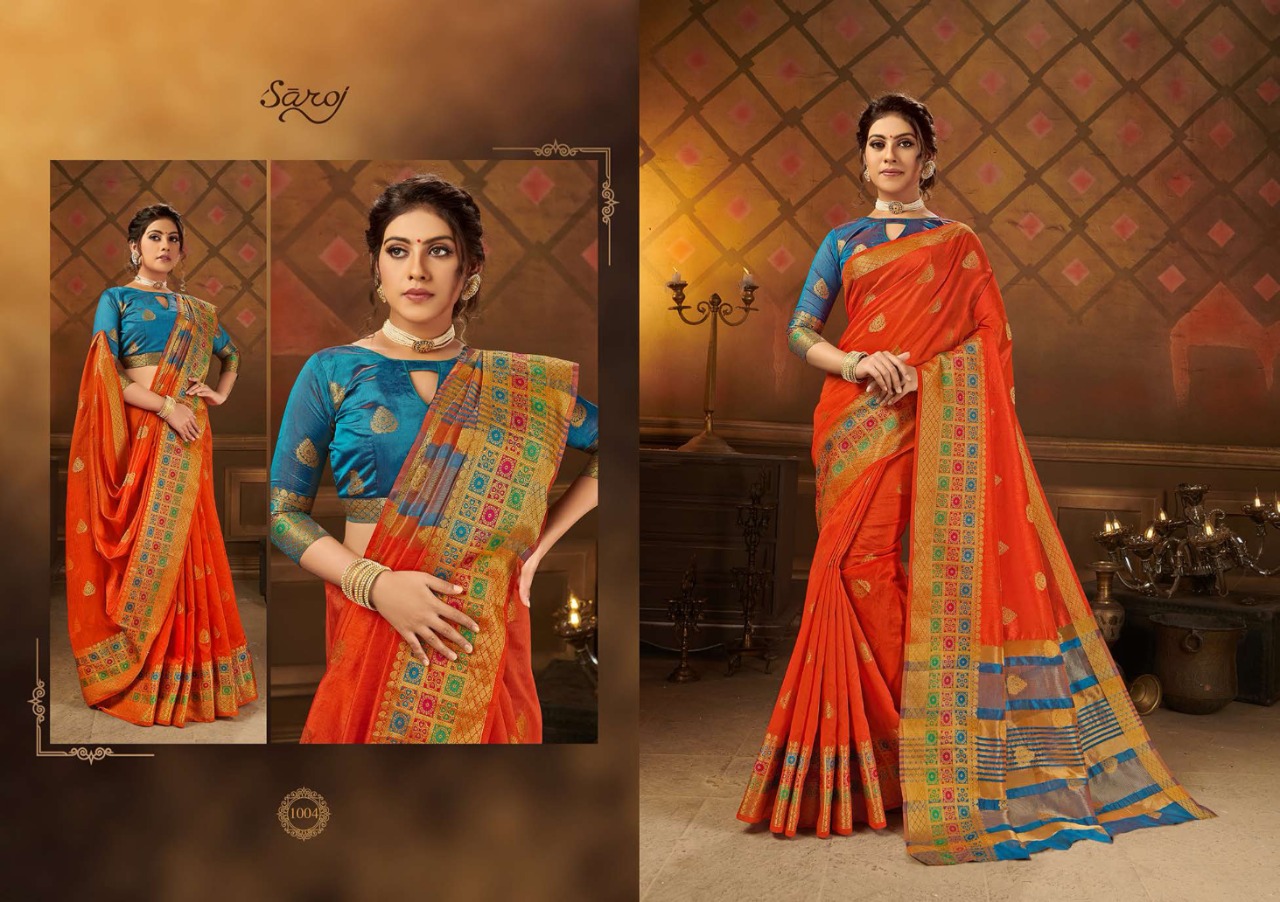 Saroj  Presents Aayat  Festive Wear Sarees Collection