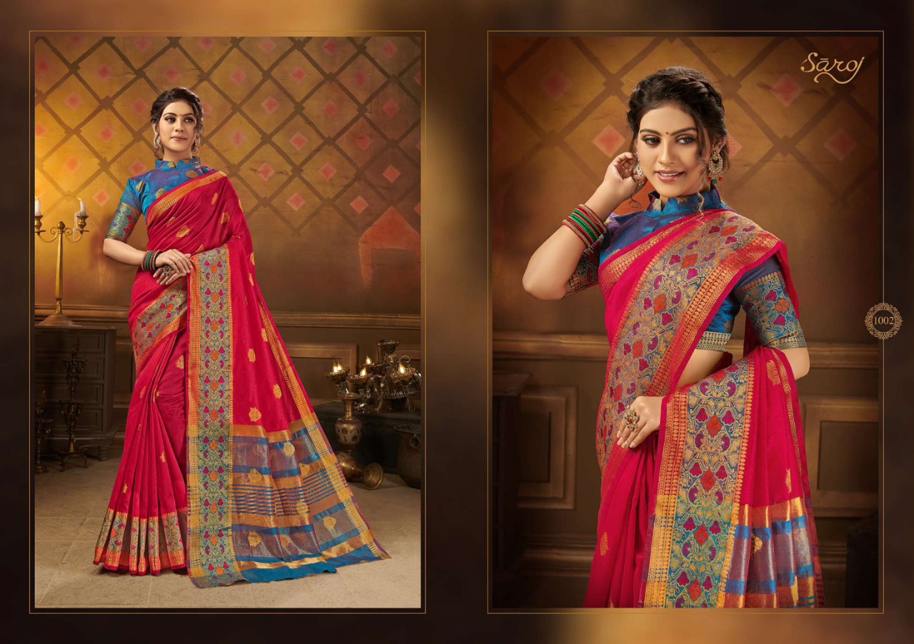 Saroj  Presents Aayat  Festive Wear Sarees Collection