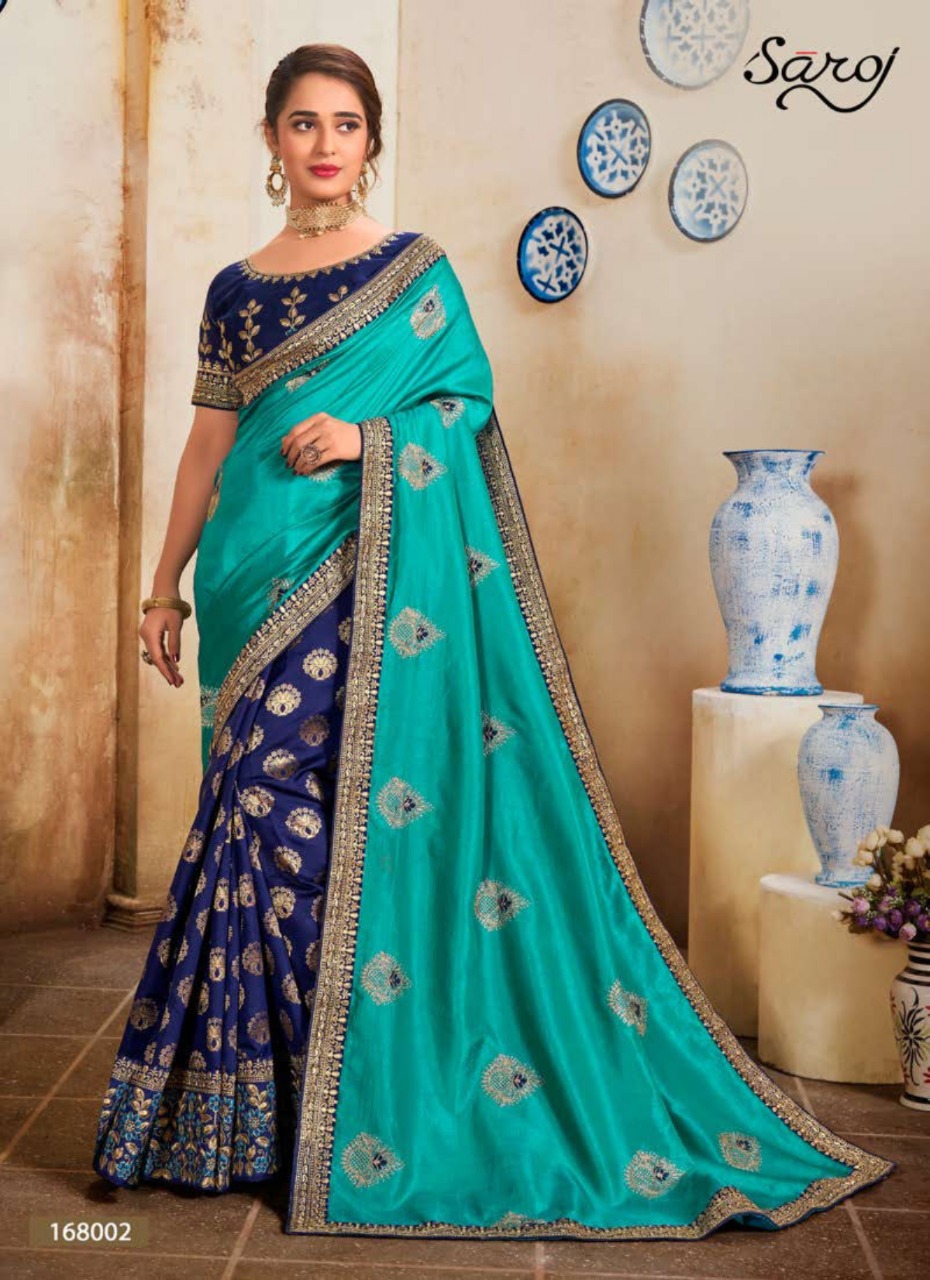 Saroj  Presents Kolaveri  Festive Wear Sarees Collection