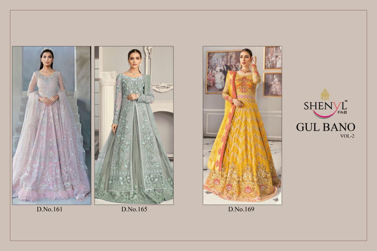 Shenyl Presents  Gulbano Vol 2 Designer Pakistani Suits Collection