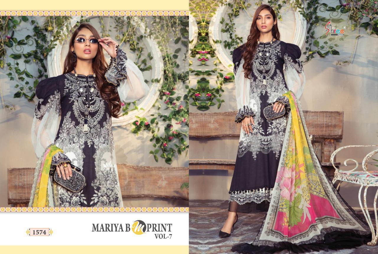 Shree Presents Mariya B Mprint Vol 7 Pakistani Salwar Suits Collection