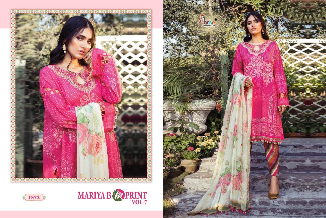 Shree Presents Mariya B Mprint Vol 7 Pakistani Salwar Suits Collection