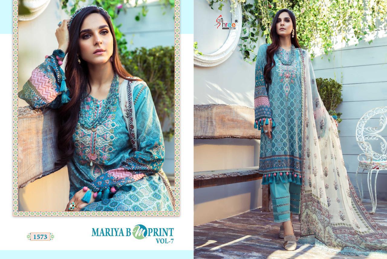 Shree Presents Mariya B Mprint Vol 7 Pakistani Salwar Suits Collection
