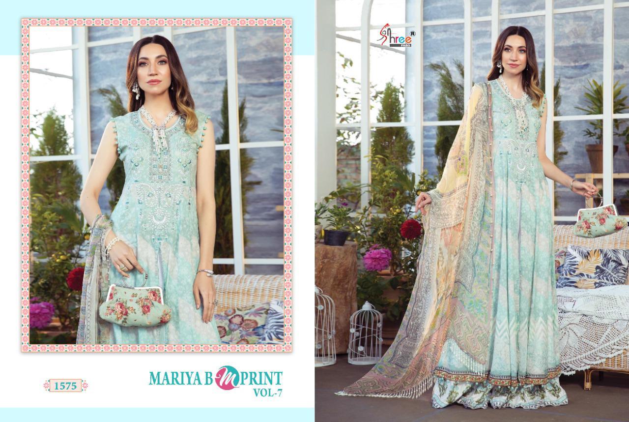 Shree Presents Mariya B Mprint Vol 7 Pakistani Salwar Suits Collection