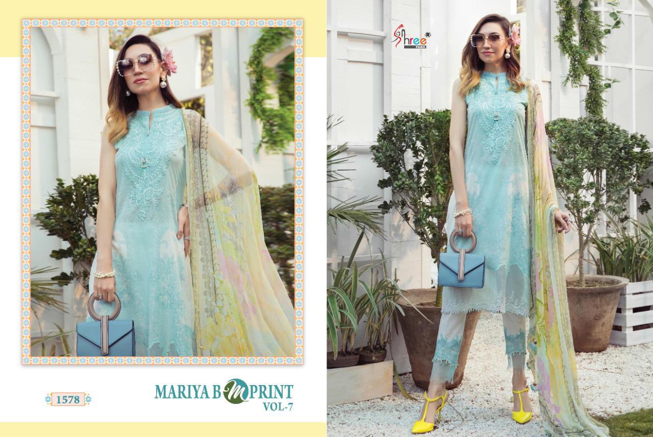Shree Presents Mariya B Mprint Vol 7 Pakistani Salwar Suits Collection