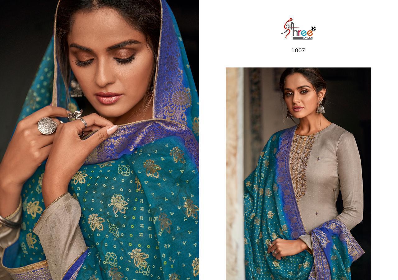 Shree  Presents  Diyah Vol  2 Designer Dress Material