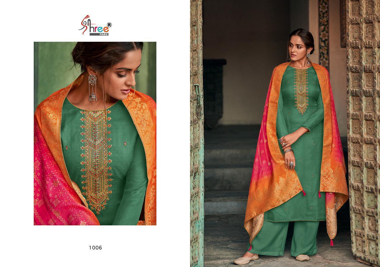 Shree  Presents  Diyah Vol  2 Designer Dress Material