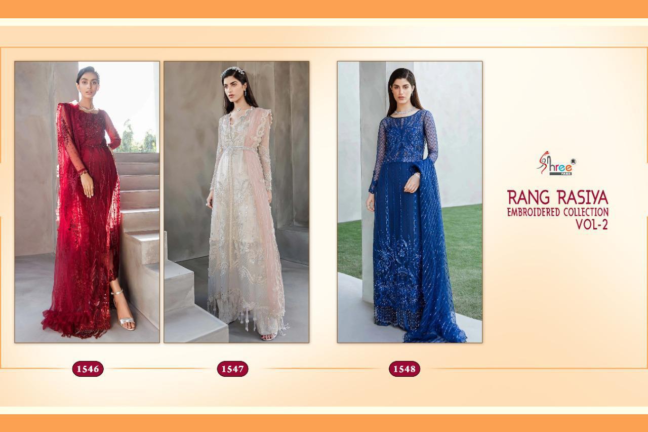Shree Presents Rang Rasiya Embroidered Collection Vol 2 Pakistani Salwar Suits