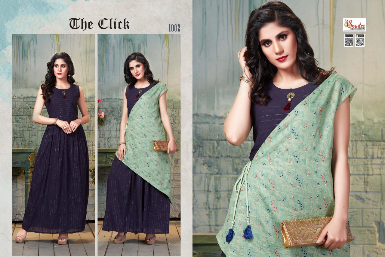 Smylee  Presents  The Click Fancy Stylish Long Kurtis Collection