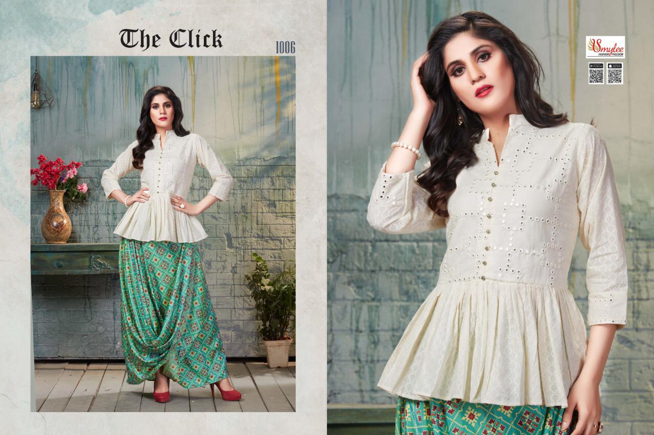 Smylee  Presents  The Click Fancy Stylish Long Kurtis Collection