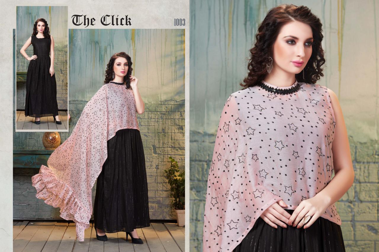 Smylee  Presents  The Click Fancy Stylish Long Kurtis Collection