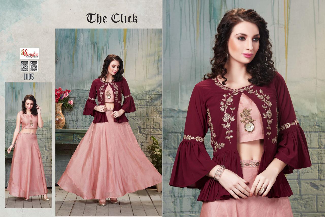 Smylee  Presents  The Click Fancy Stylish Long Kurtis Collection