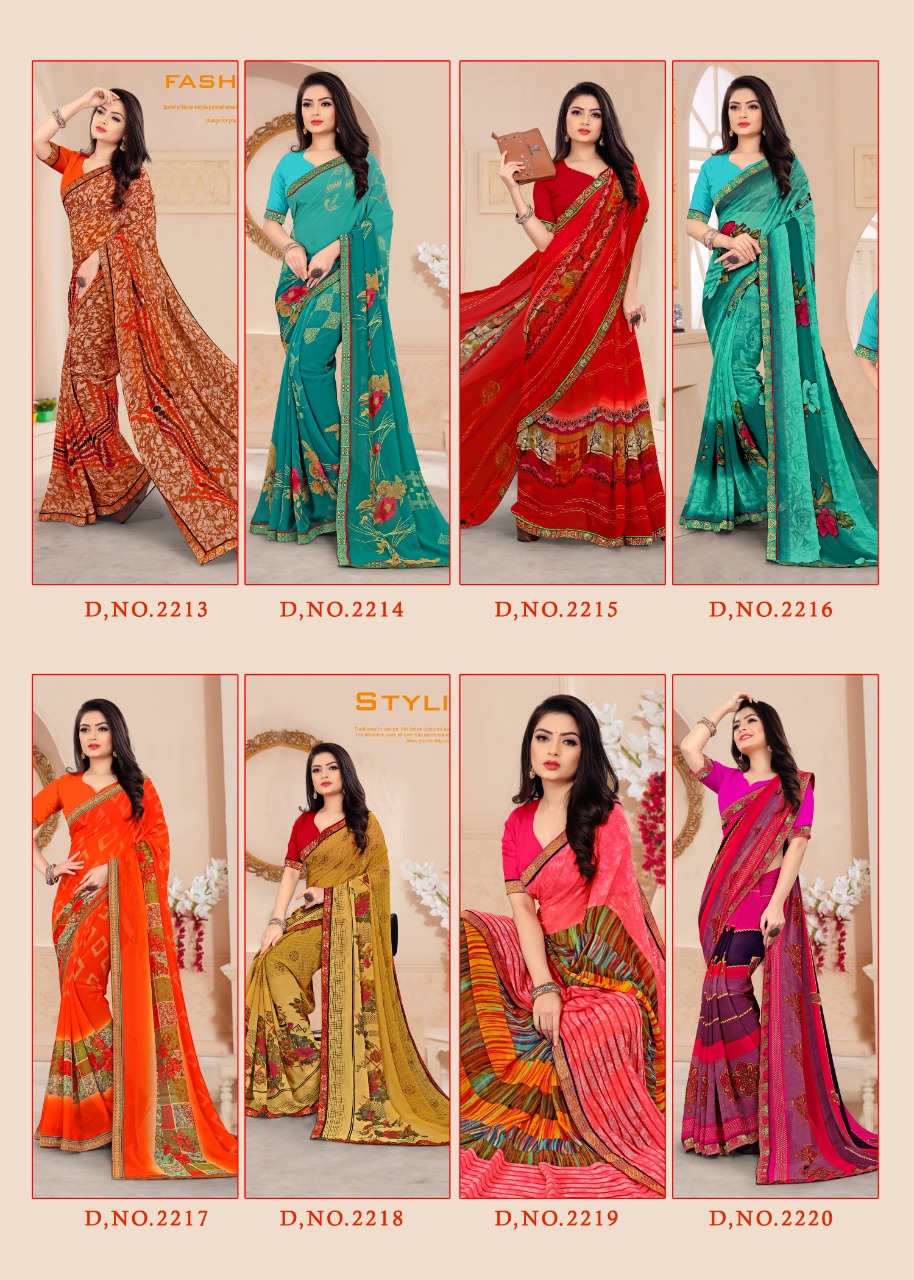 Fc Presents Sparsh Vol 5 Casual Wear Saree Collection