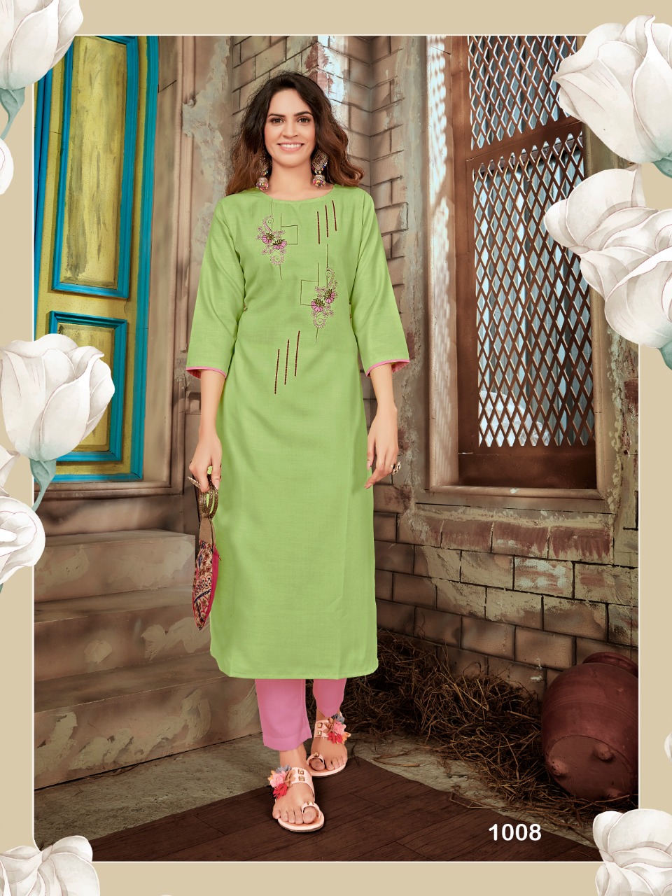 Syasii Presents  Light Galaxy Designer Kurtis Collection