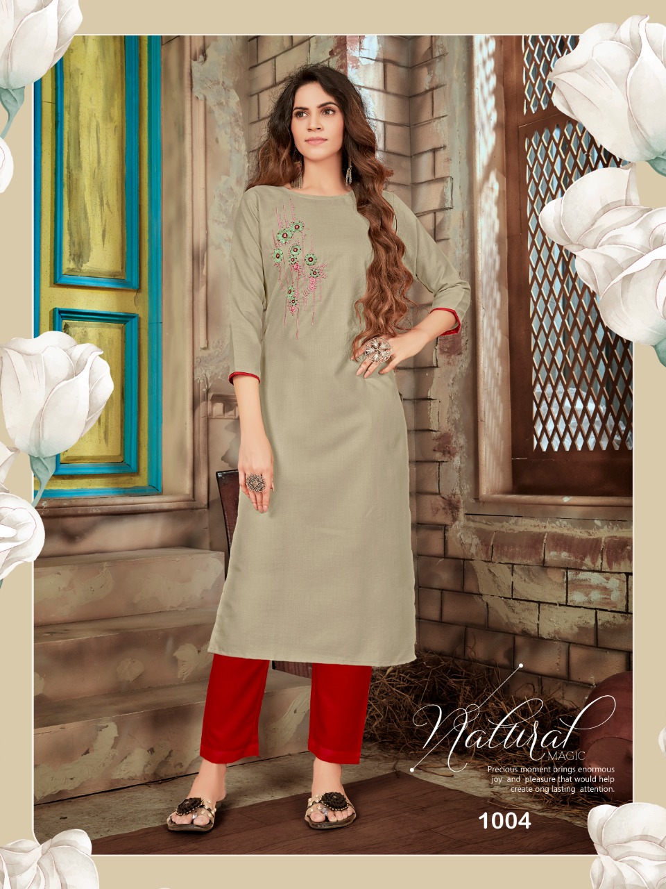 Syasii Presents  Light Galaxy Designer Kurtis Collection