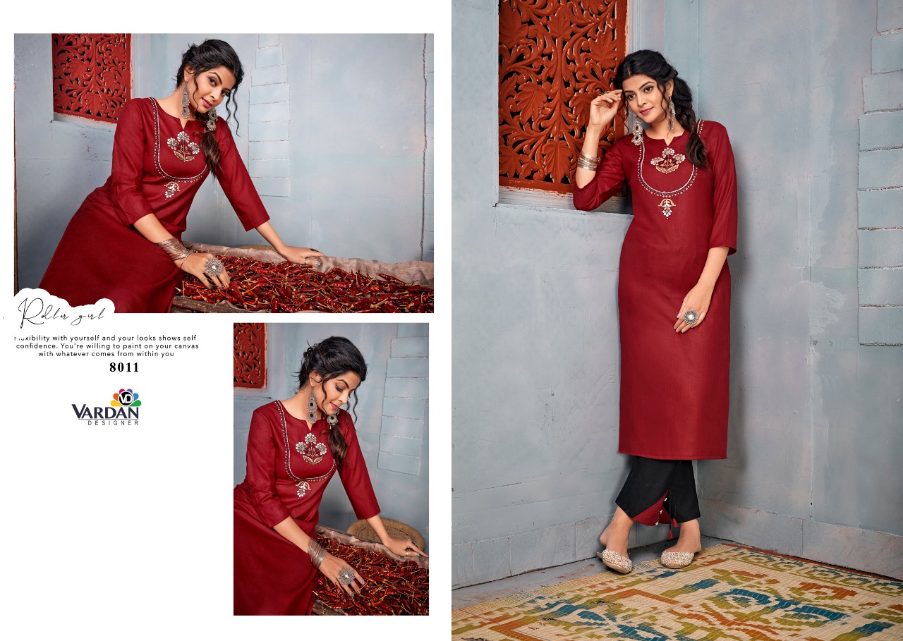 Vardan Presents  Jhumka Vol 1  Kurti With Bottom Collection