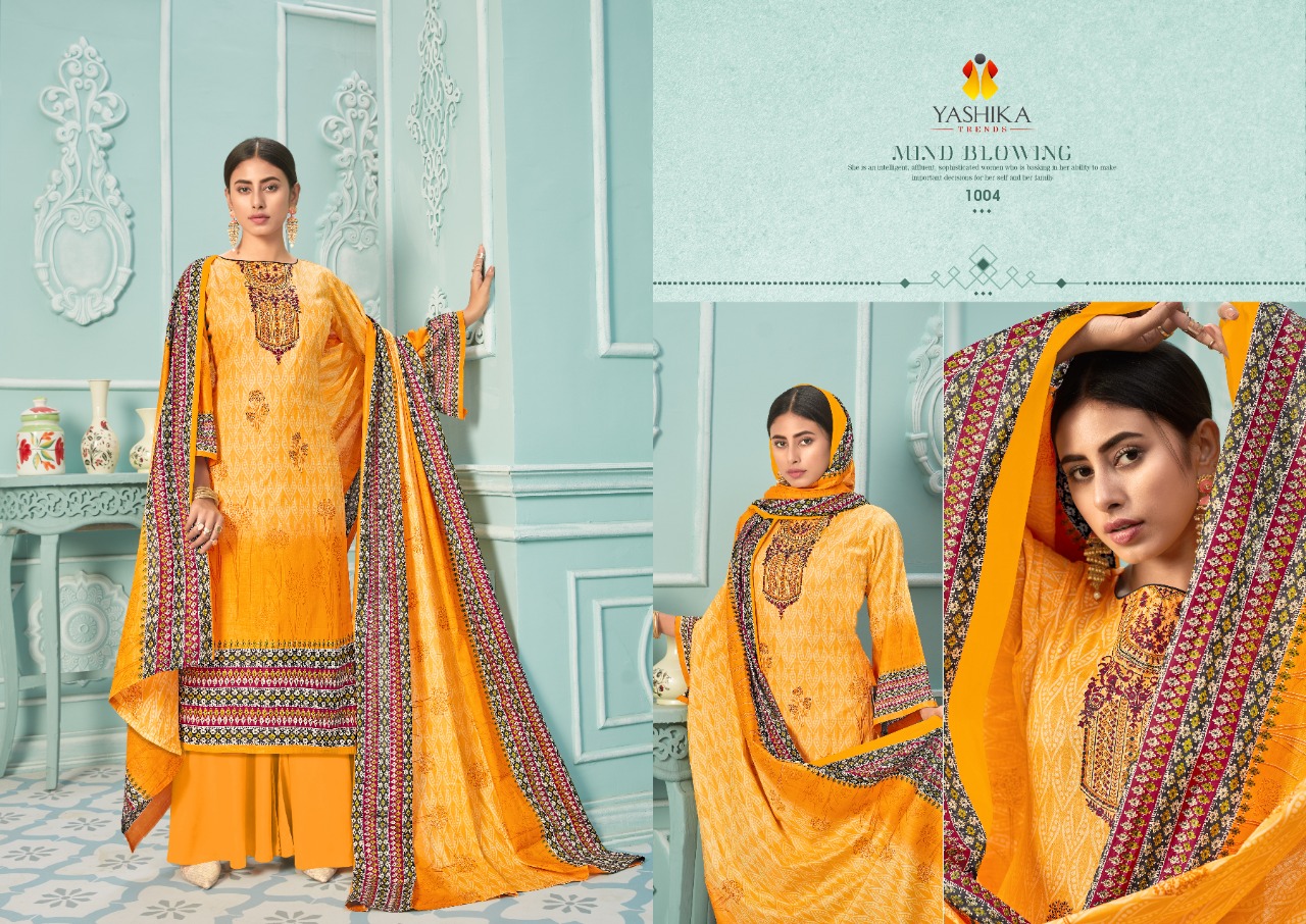 Yashika  Presents Zulffat Vol 1   Karachi Dress Material