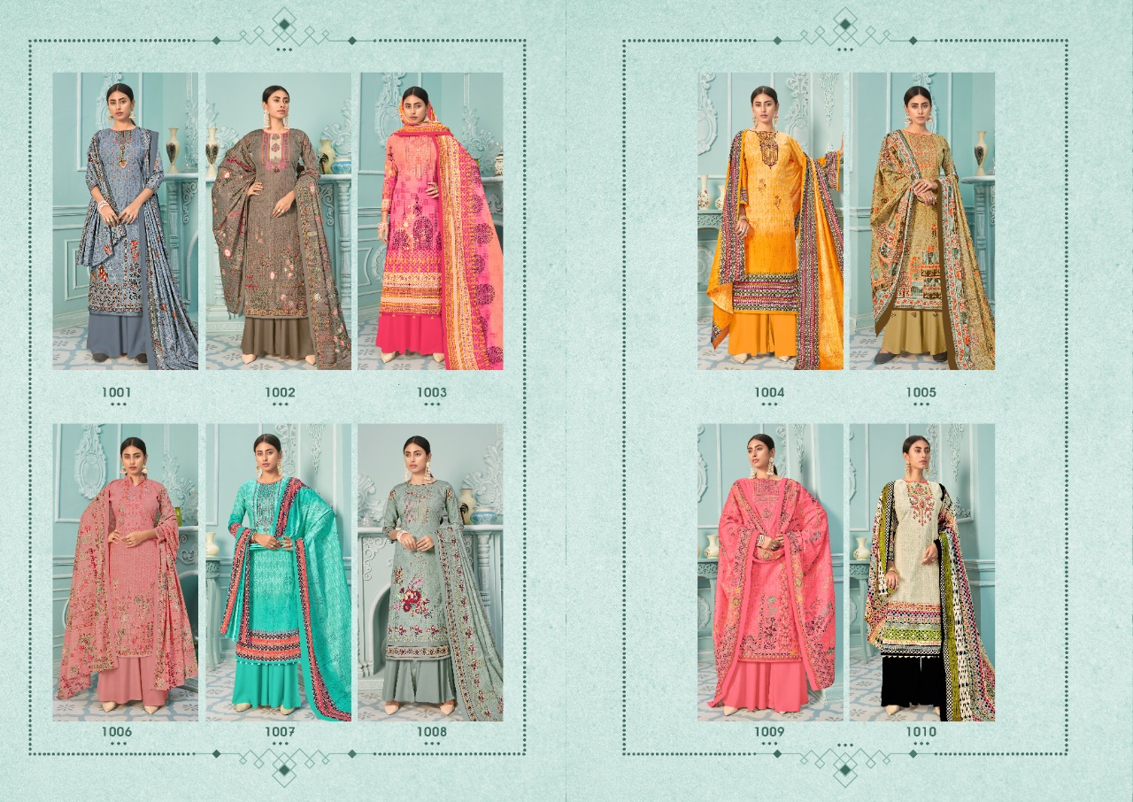 Yashika  Presents Zulffat Vol 1   Karachi Dress Material