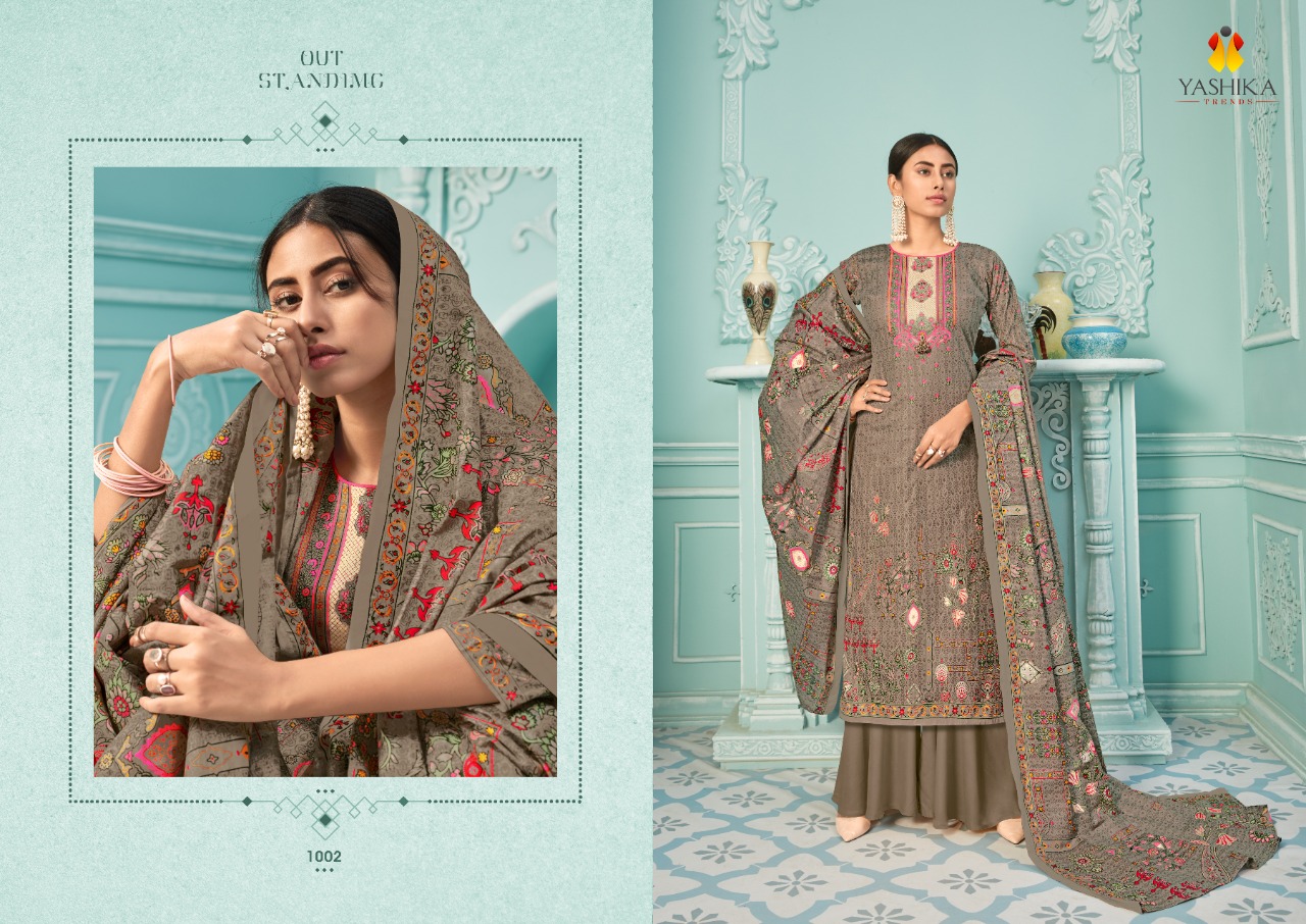Yashika  Presents Zulffat Vol 1   Karachi Dress Material