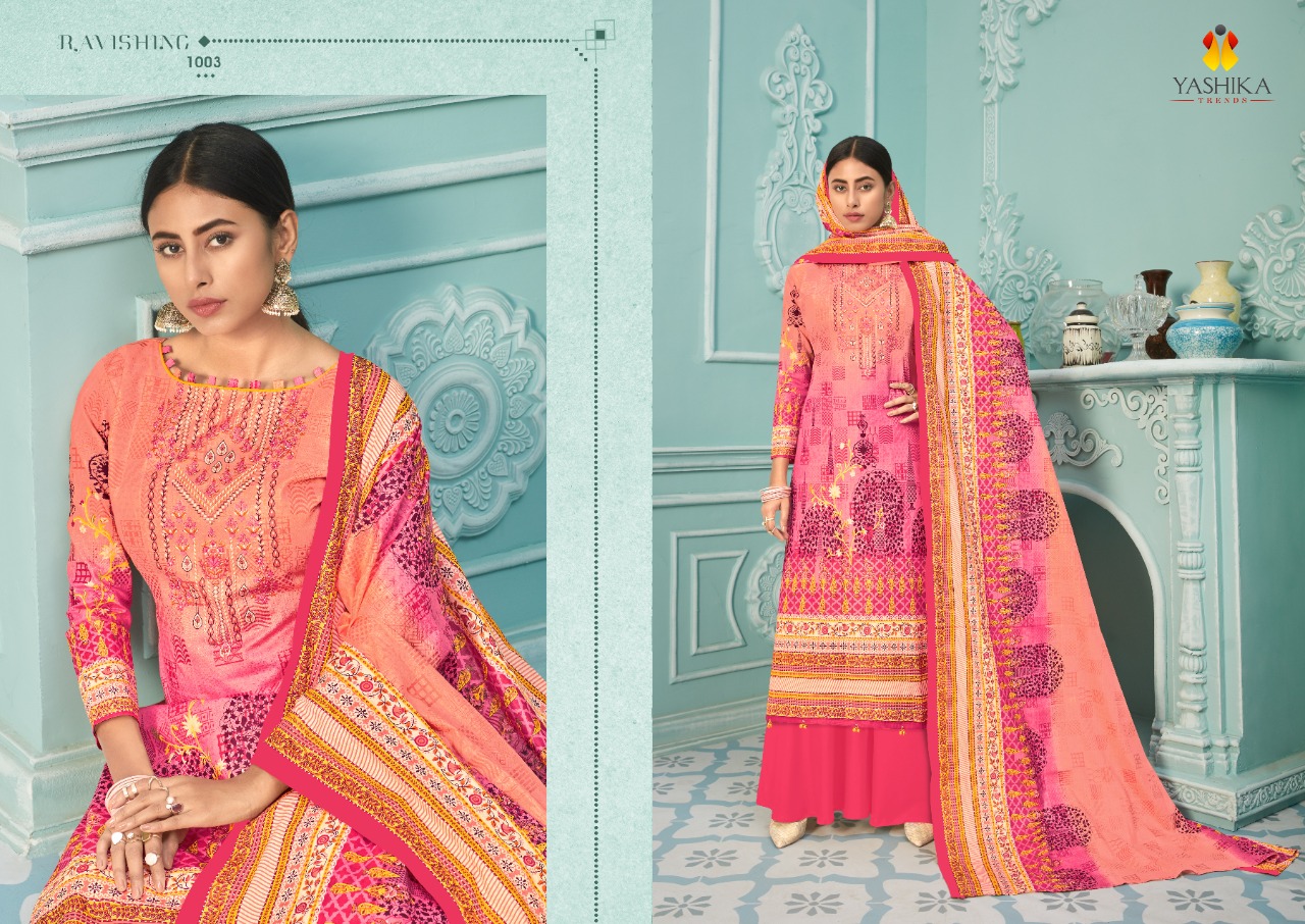 Yashika  Presents Zulffat Vol 1   Karachi Dress Material