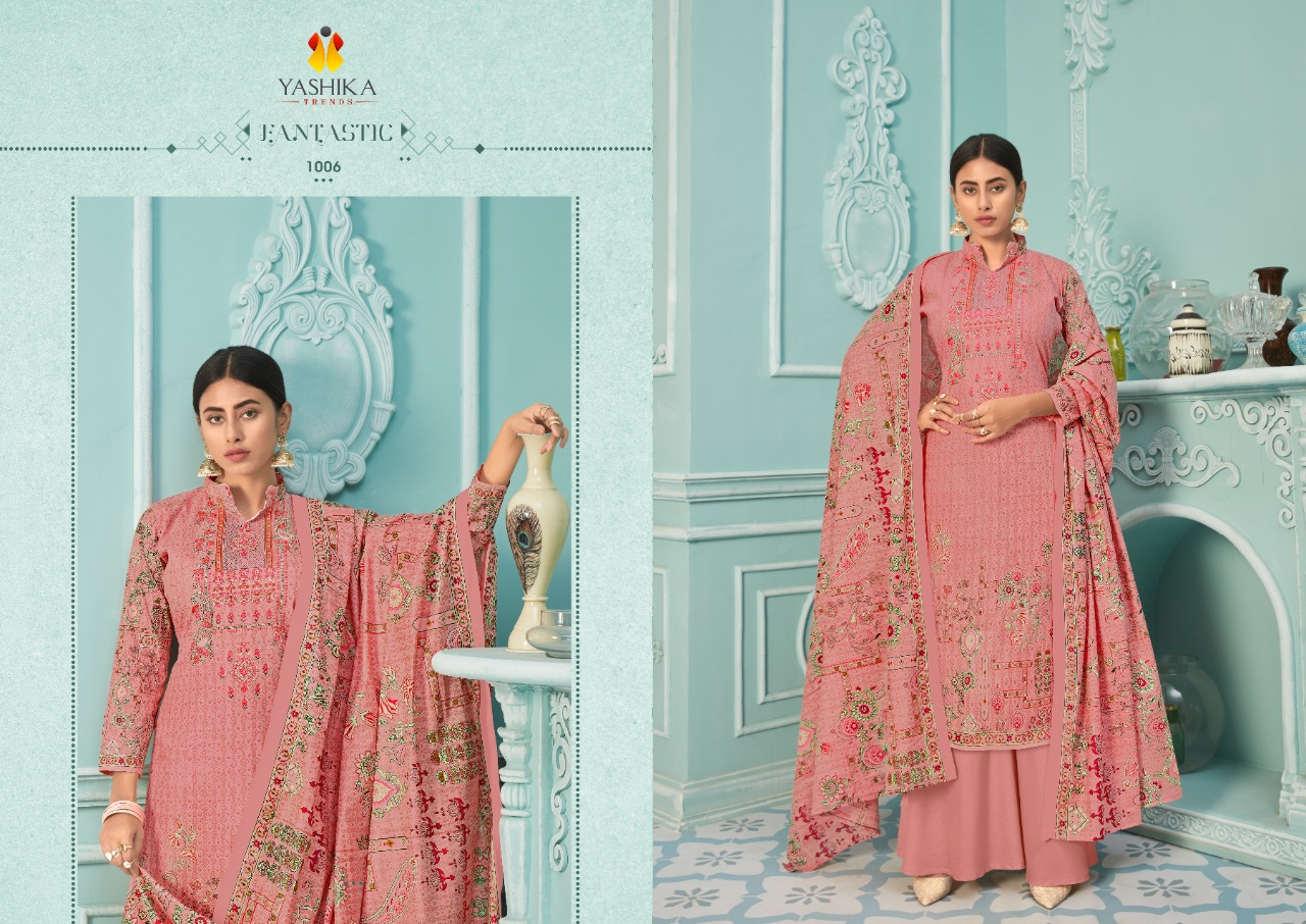 Yashika  Presents Zulffat Vol 1   Karachi Dress Material