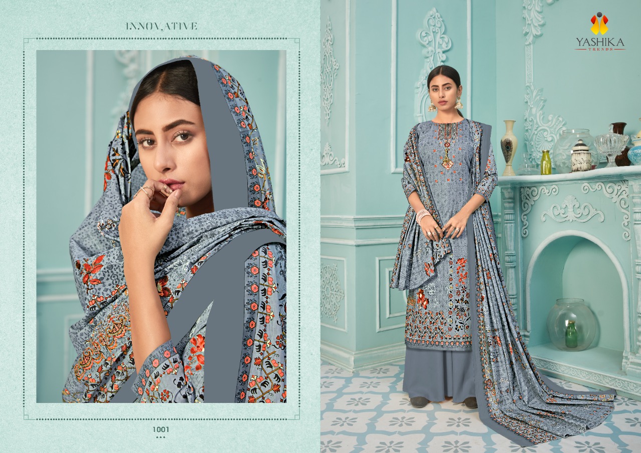 Yashika  Presents Zulffat Vol 1   Karachi Dress Material
