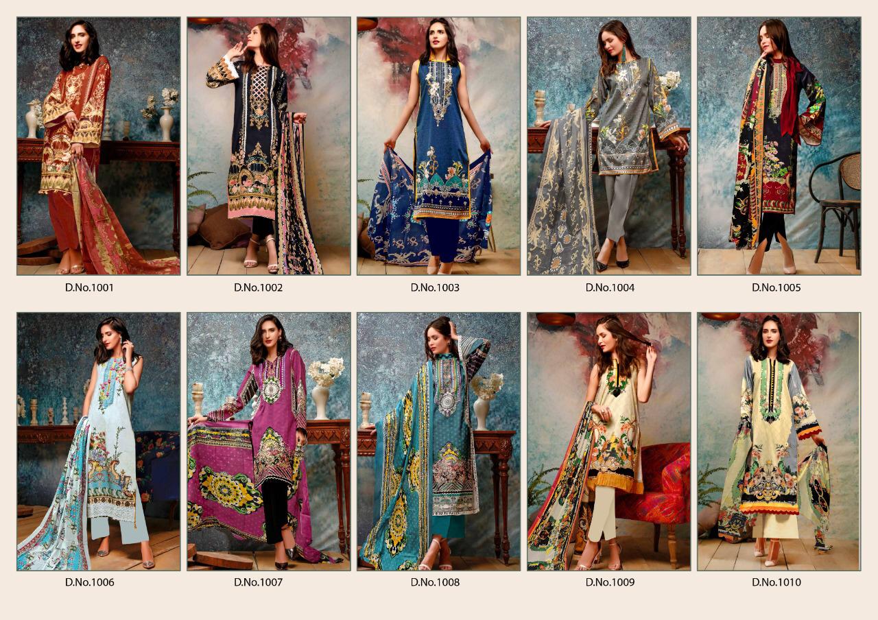 Zara Khan Cotton Printed Karachi Dress Materials Collection