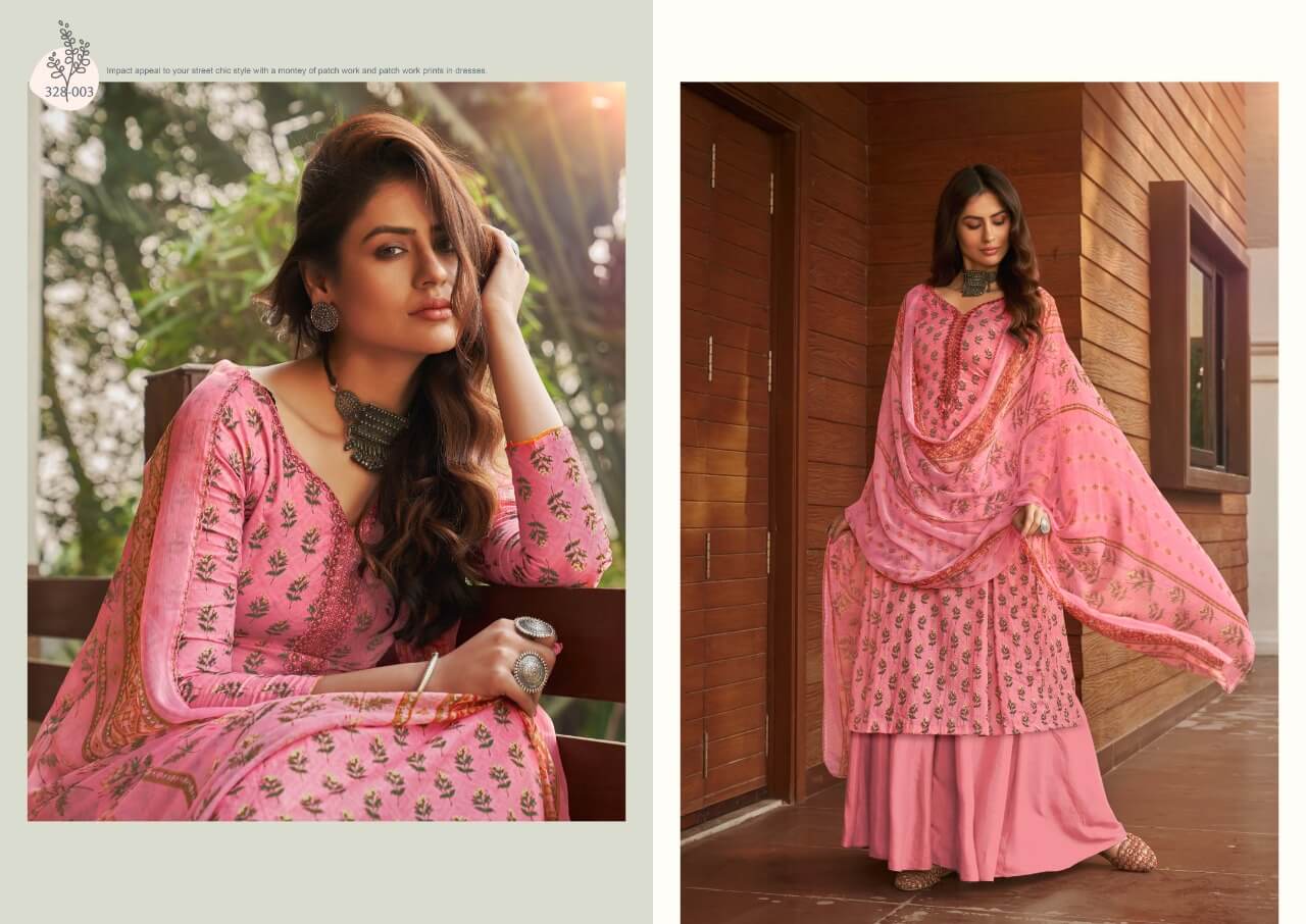 Zulfat  Presents Siyahi   Designer Dress Material