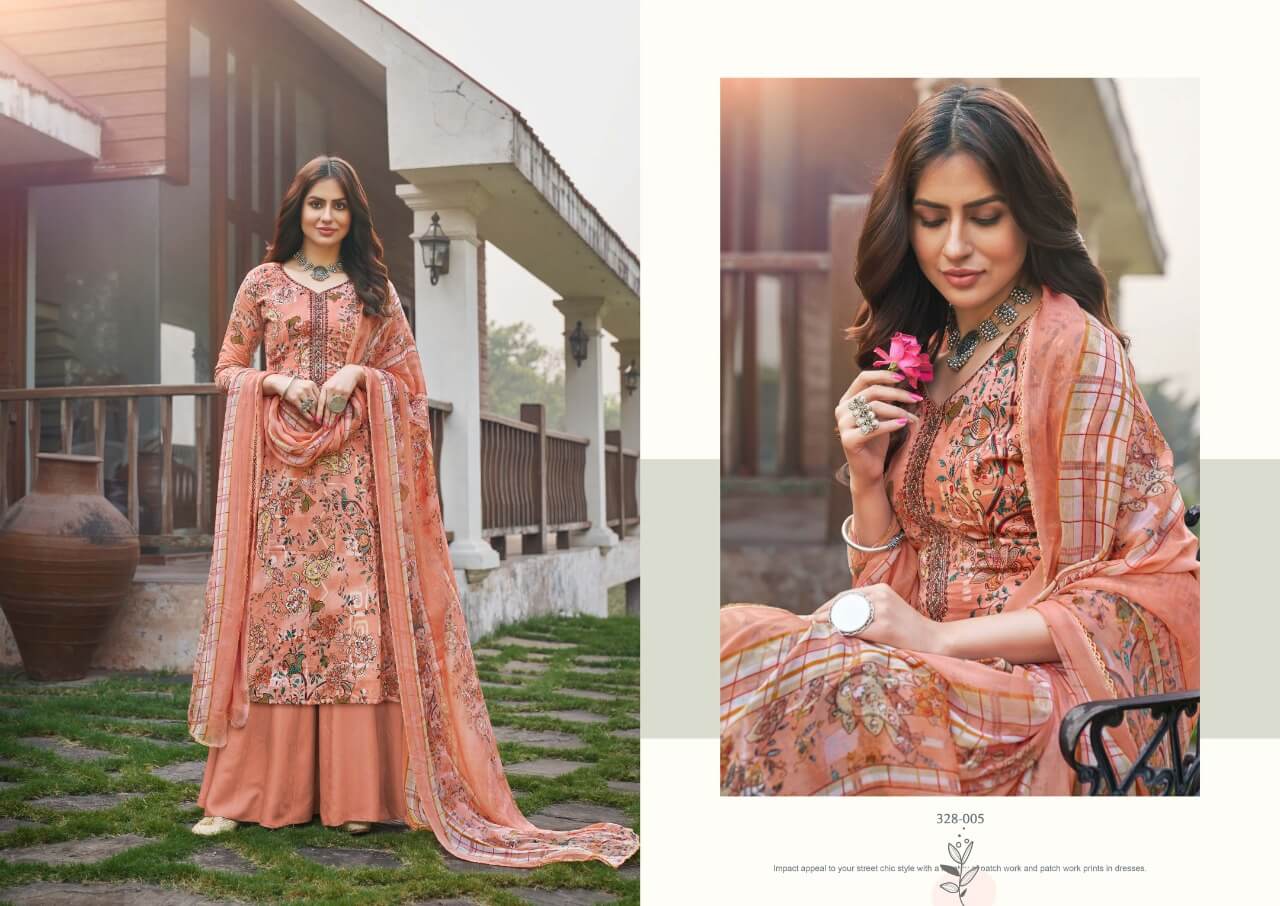 Zulfat  Presents Siyahi   Designer Dress Material