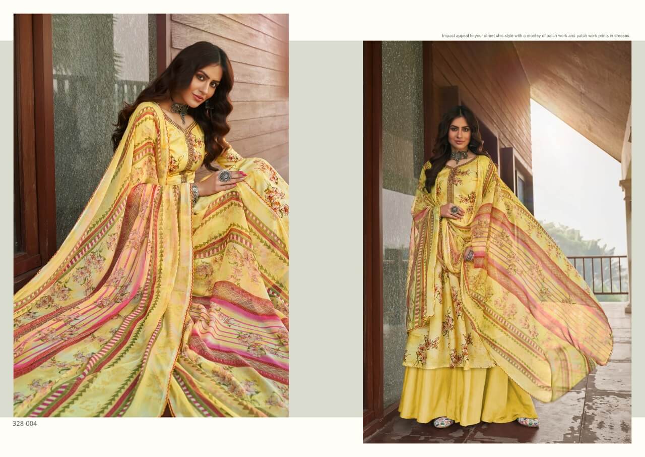 Zulfat  Presents Siyahi   Designer Dress Material