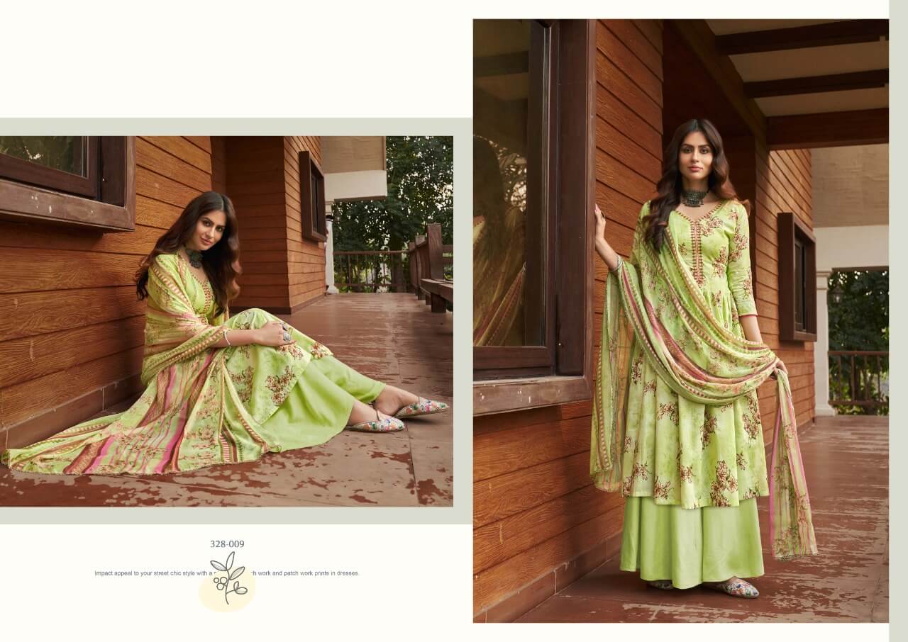 Zulfat  Presents Siyahi   Designer Dress Material