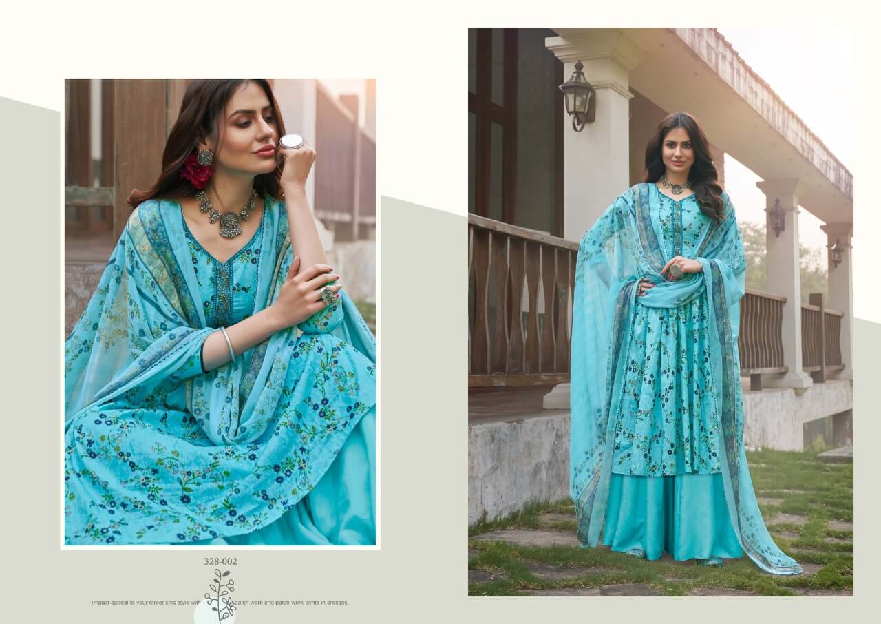 Zulfat  Presents Siyahi   Designer Dress Material