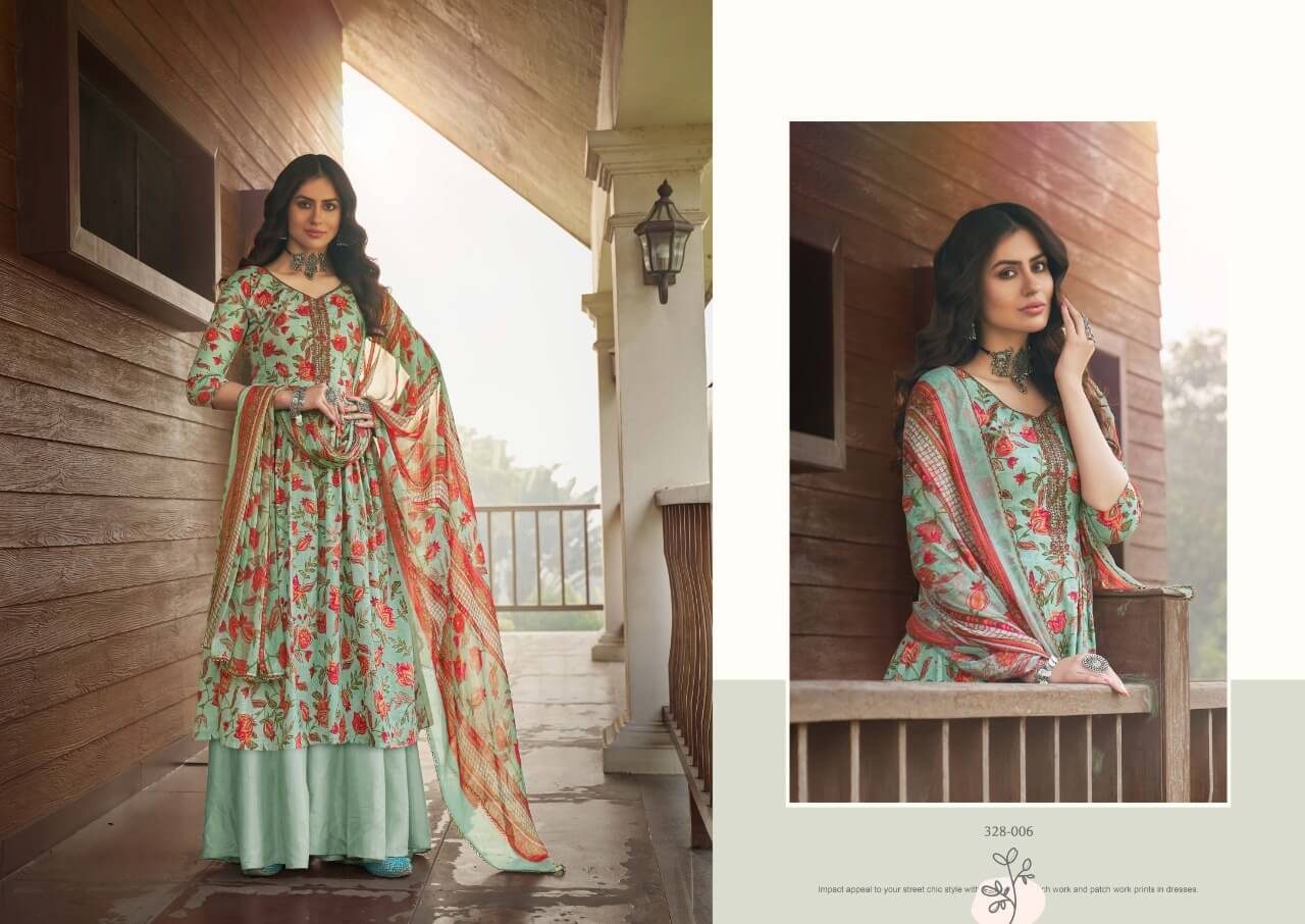 Zulfat  Presents Siyahi   Designer Dress Material