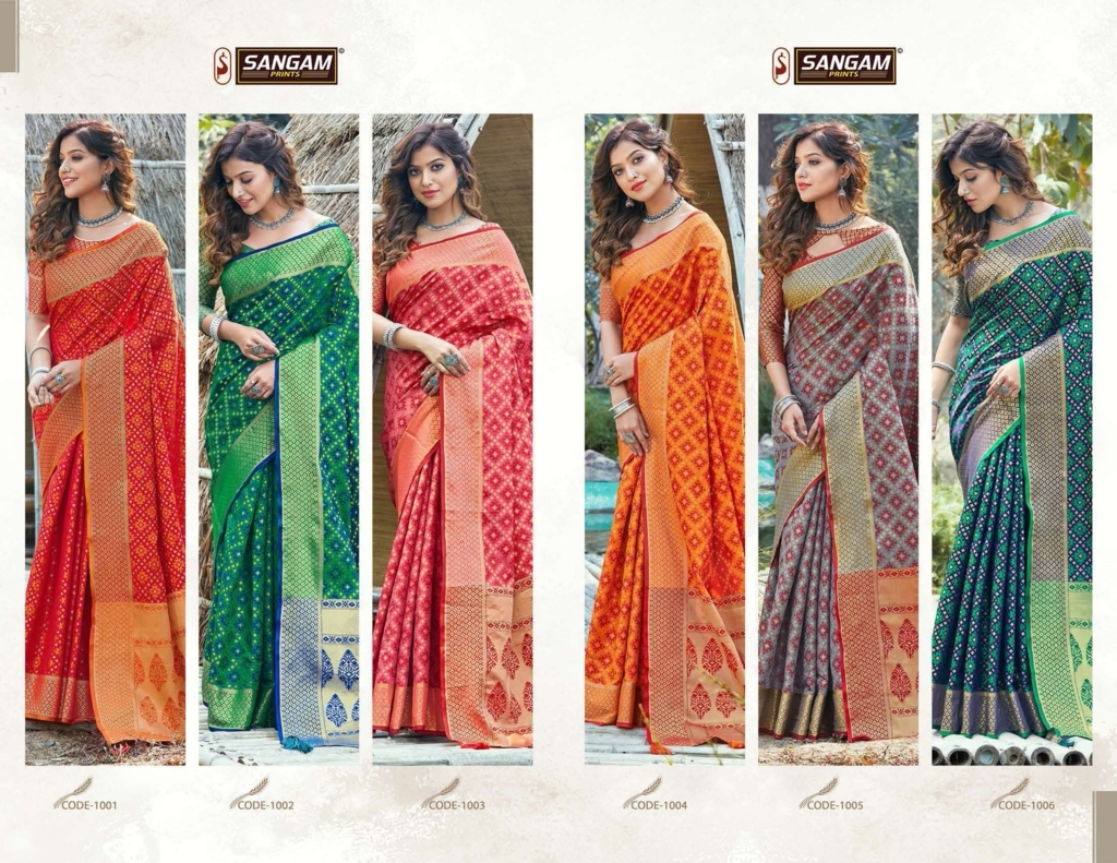 Sangam Presents Patan Patola Silk Sarees Collection