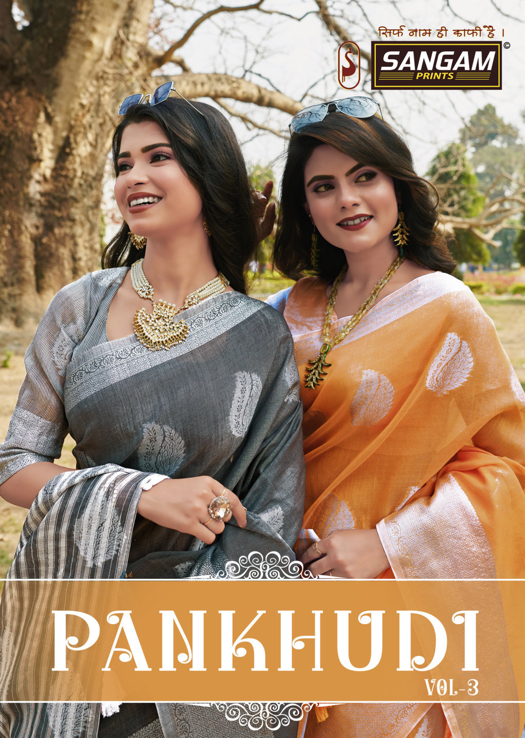 Sangam Presents Pankhudi-3 Sarees Collection
