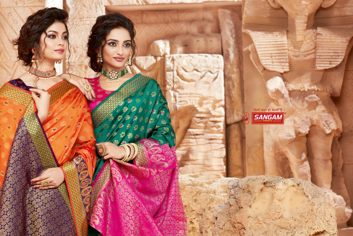 Sangam Presents Shantanam Handloom Silk Sarees
