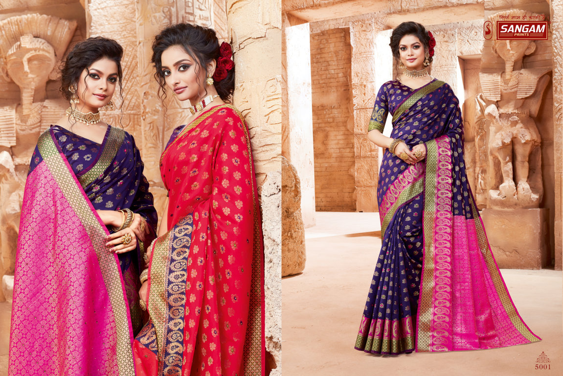 Sangam Presents Shantanam Handloom Silk Sarees