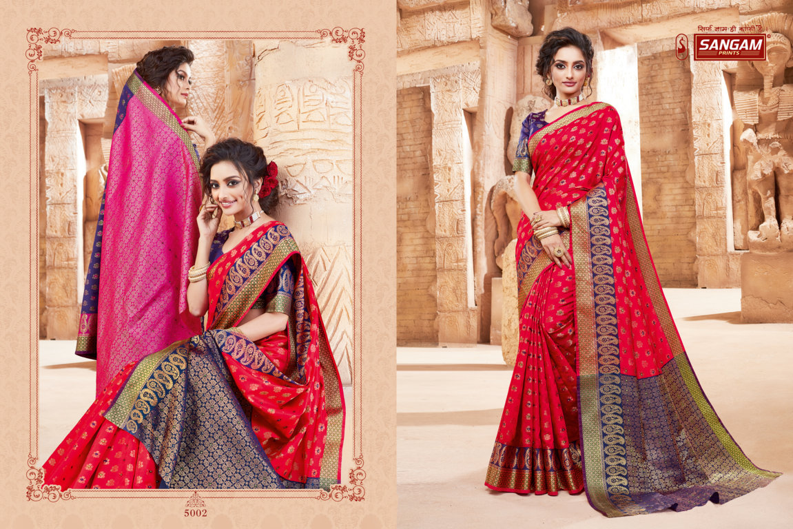 Sangam Presents Shantanam Handloom Silk Sarees
